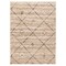 Chaudhary Living 6.5' x 9.5' Moroccan Diamond Rectangular Area Throw Rug - Gray and Brown